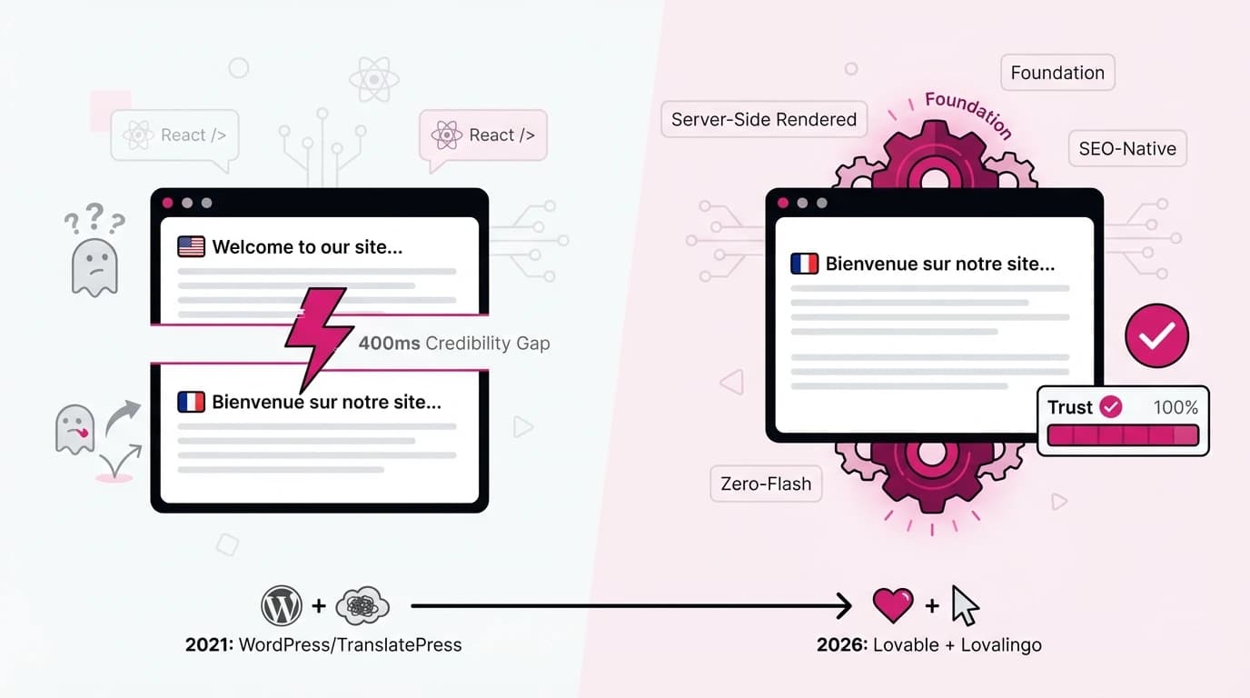Zero-Flash or Bust: Why We Built a Translation Engine for the AI-App Era — Lovalingo use case